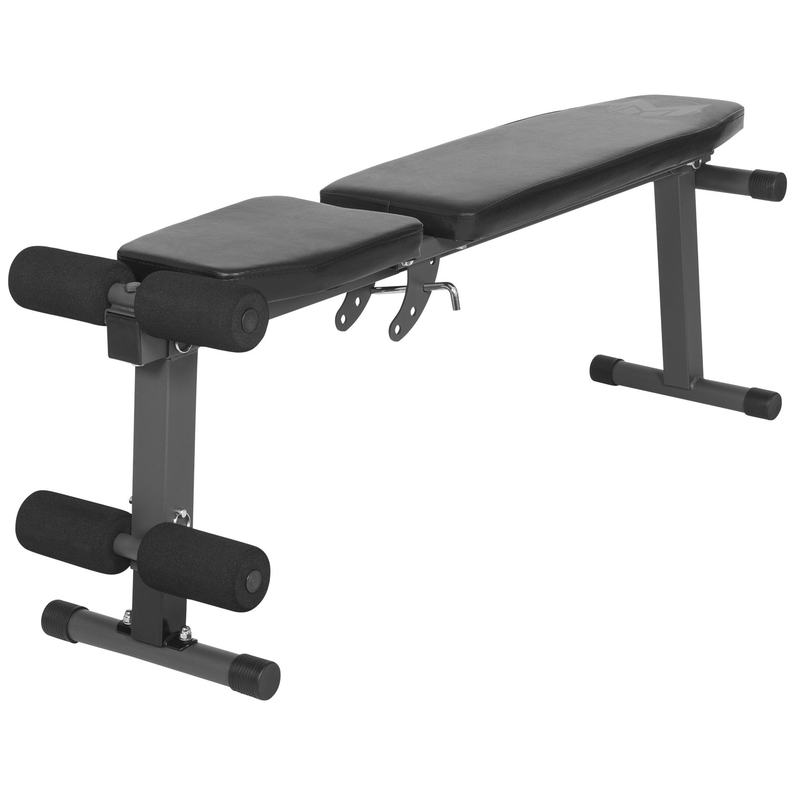GYRONETICS Hantelbank – Multifunktionale Trainingsbank (Schräg-/Negativ-/Flachbank, Sit Up, klappbar)