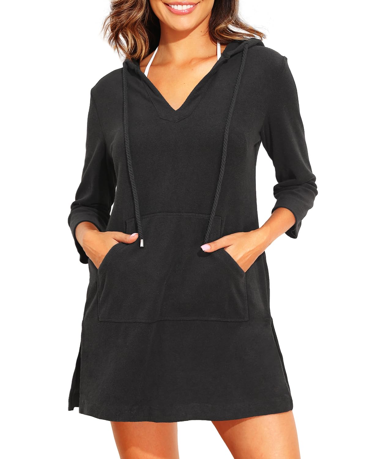 I AM PYLGRYM Sadie Hooded Beach Cover Up Dress main image 0