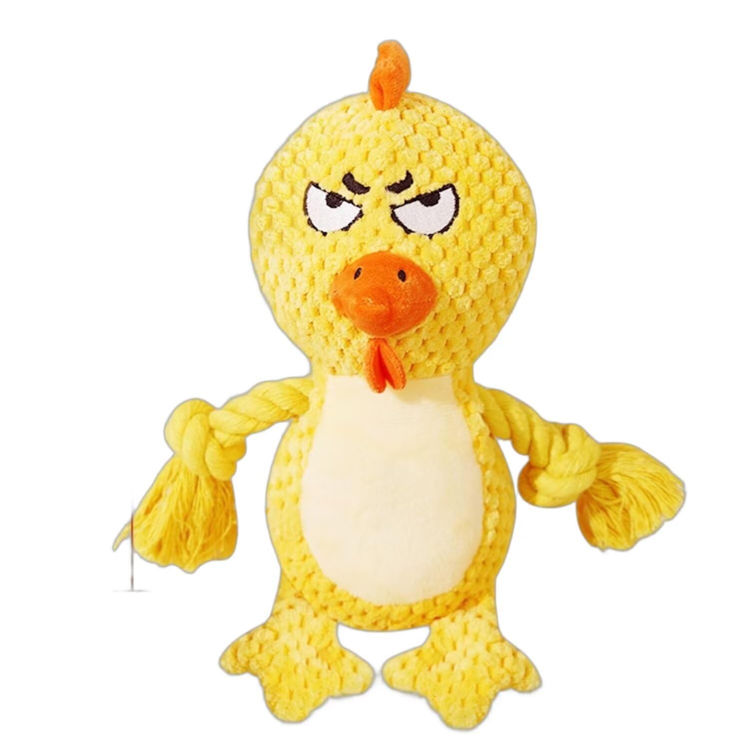 Squeaky Dog Toys, Plush Dog Toys, Dog Teddy Toys, Dog Teething Toys, Puppy Chew Toys for Small Medium Dogs | yellow chick