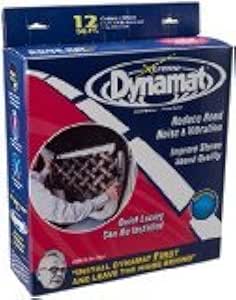 Dynamat 10435 12&#34; x 36&#34; x 0.067&#34; Thick Self-Adhesive Sound Deadener with Xtreme Door Kit,Black