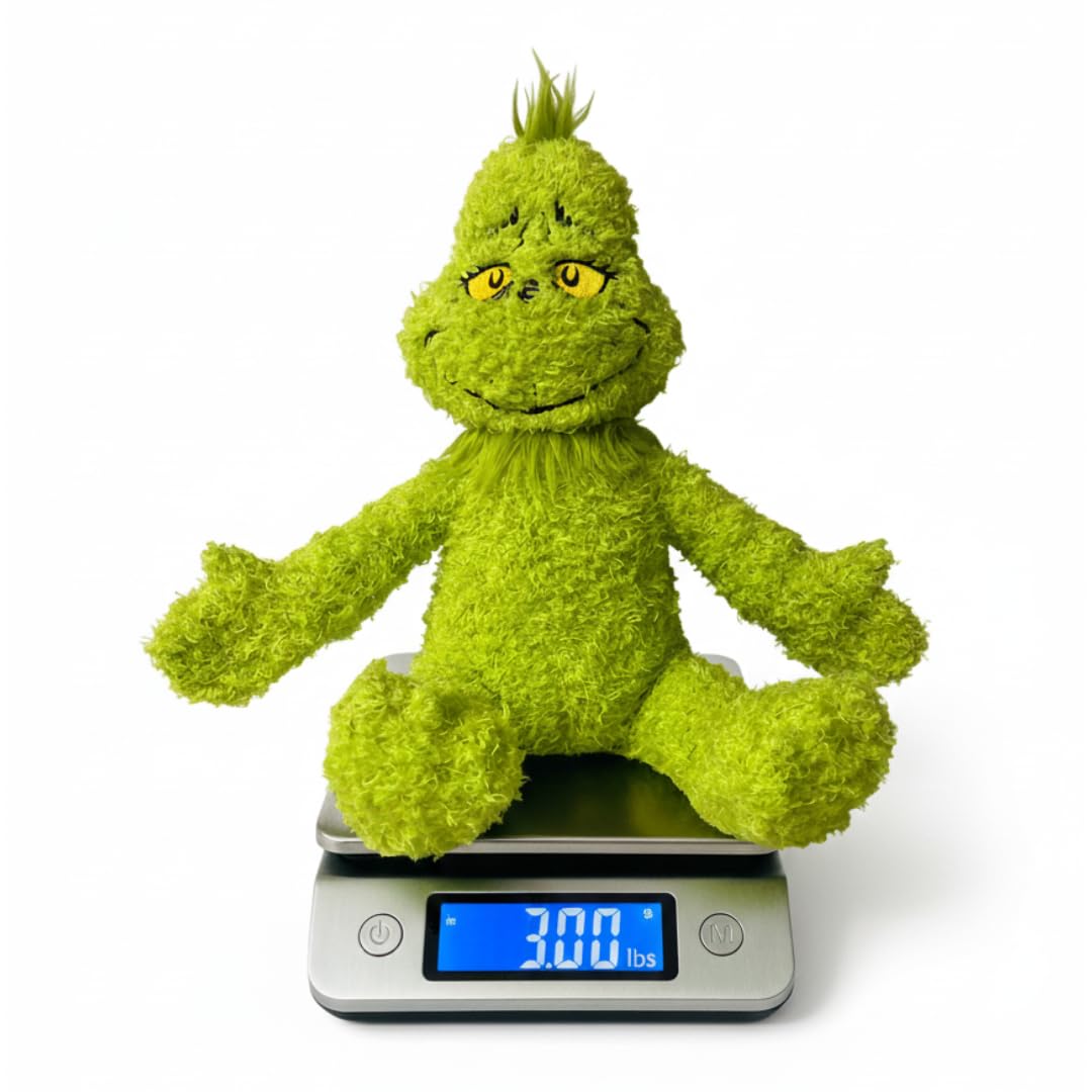Franco Calm Dr. Seuss Grinch Bedding Super Soft Plush Calming 3Lb Weighted Cuddle Pillow Buddy, Comfort Pillow (Officially Licensed Product)