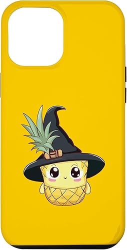 Funda para iPhone 12 Pro Max con diseño de piña para Halloween 2023