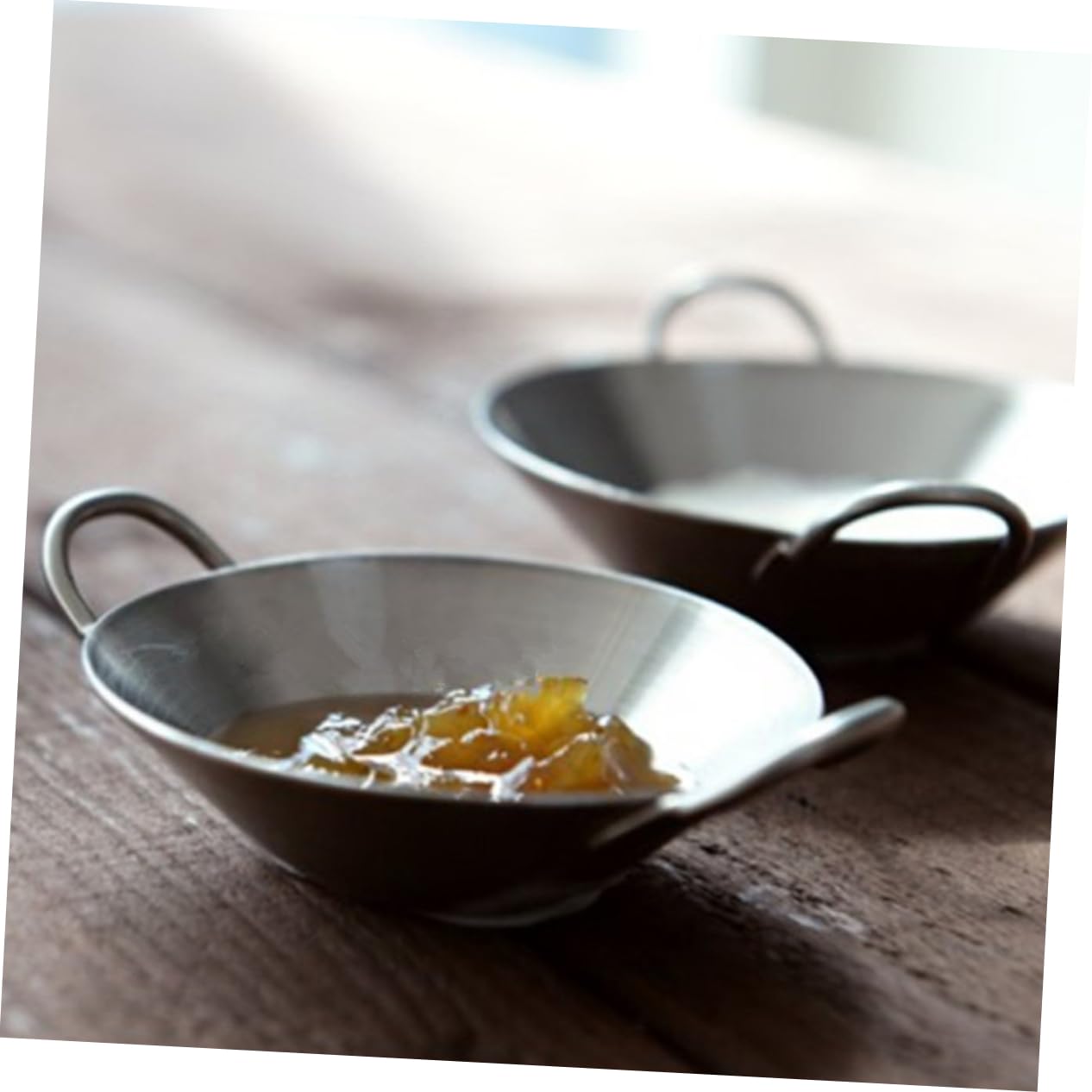 Alipis Stainless Steel Sauce Dish with Handle Food Grade Condiment Plate for Soy Sauce Dipping Sauces and Seasoning for Snacks and Appetizers Design