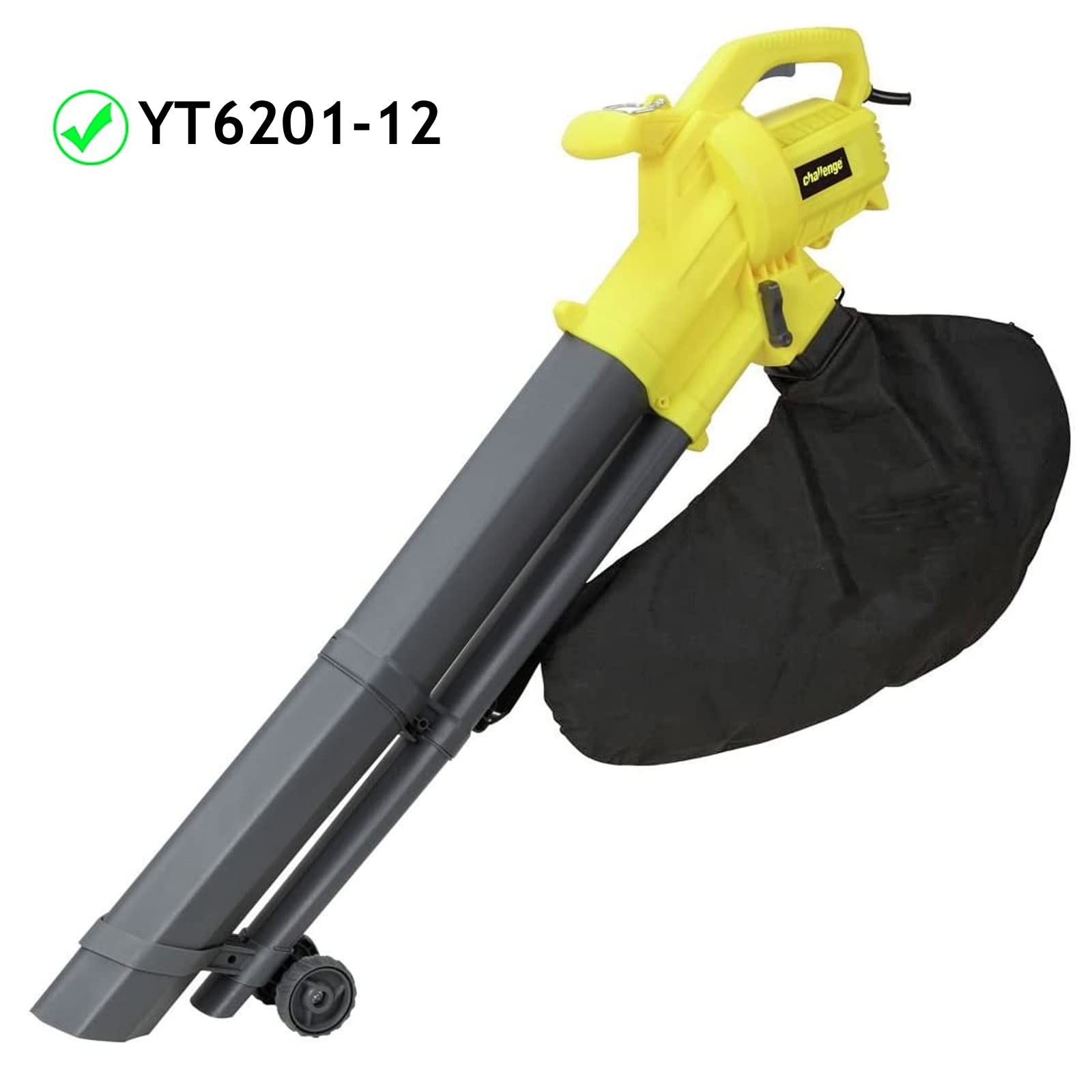 SPARES2GO Sacco compatibile con Challenge YT6201-12 Giardino Aspirapolvere