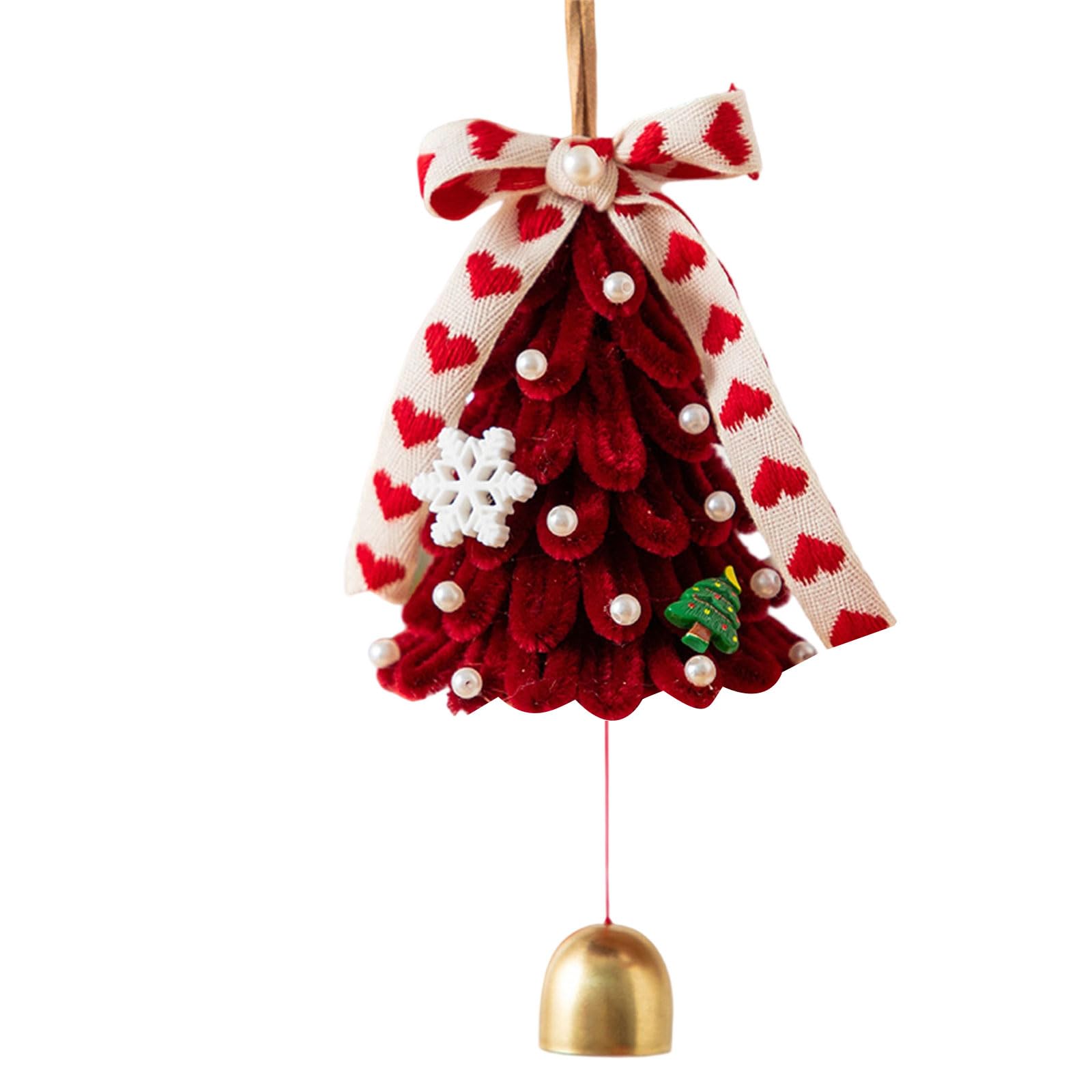 Shunzhong Red Christmas Tree C Plush Stems Christmas Tree Craft Supplies For Creative Holiday Decoration And Kid Adult Art Craft Project Holiday Decorations For Kids