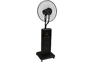 CoolZone by Sunheat CZ500 Misting Fan: The Ultimate Ultrasonic Dry Misting Oasis