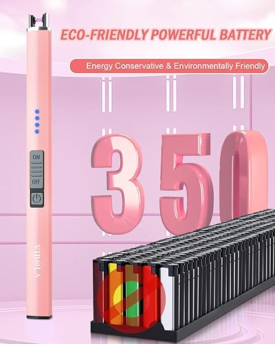 Miniatura 2 de Encendedor eléctrico recargable de velas de plasma de arco, sin llama, resistente al viento, encendedor USB, protección de seguridad múltiple (oro