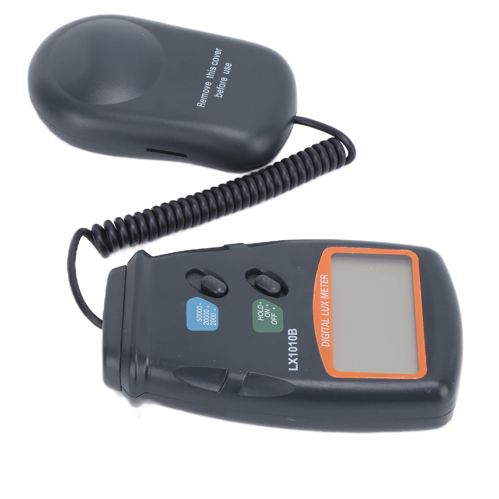 LX1010B Luxmètre Numérique, 0-50 000 Lux avec Maintien de Données, Précision ± 4%, 2 Lectures/sec, écran LCD 18mm, pour la Photographie, L'éclairage Intérieur, les Mesures de