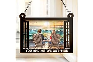 Pawfect House You & Me We Got This Personalized Suncatcher
