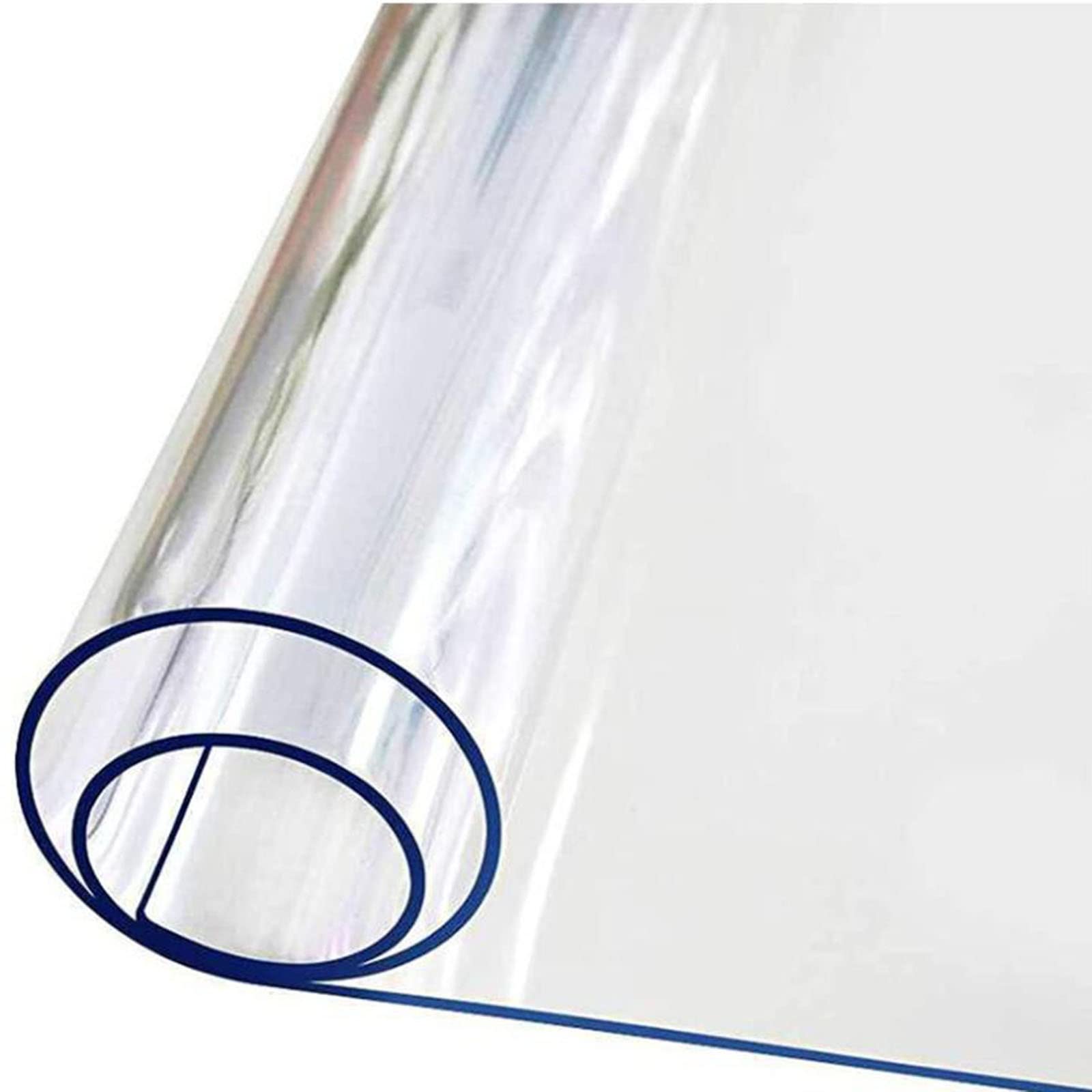Alfombrilla transparente para silla de pelo bajo, 1 mm, protector de suelo de plástico antiestático, antideslizante, disponible en tamaños de 70/90/110/130/150 cm