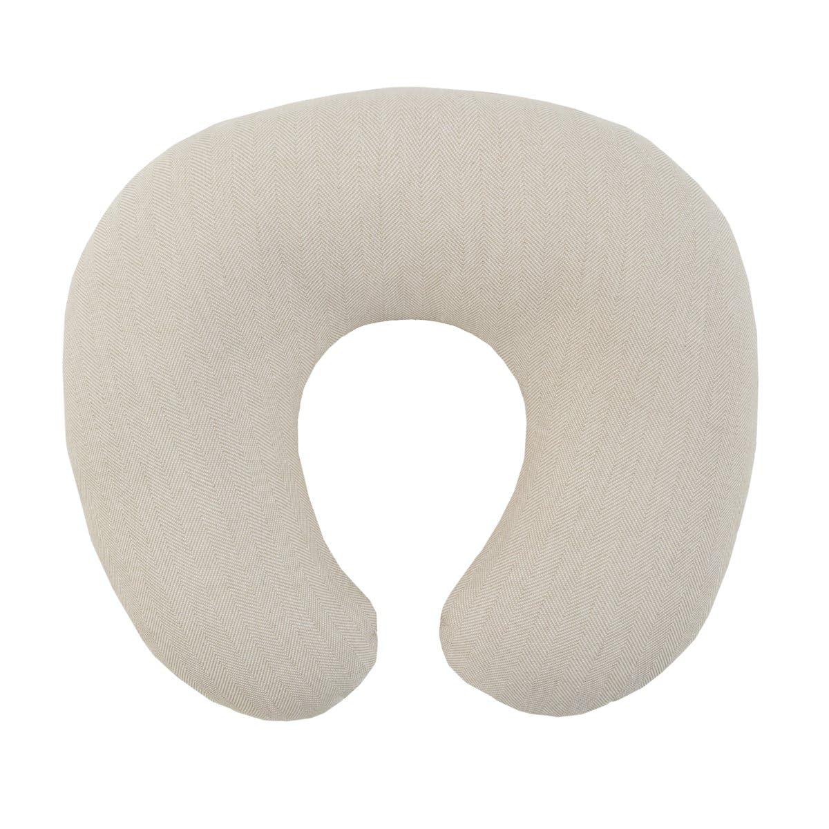 Cambrass - cuscino per i primi mesi del bambino - cuscino per allattamento che offre comfort e supporto al bambino - 53x45x10 cm Lino beige
