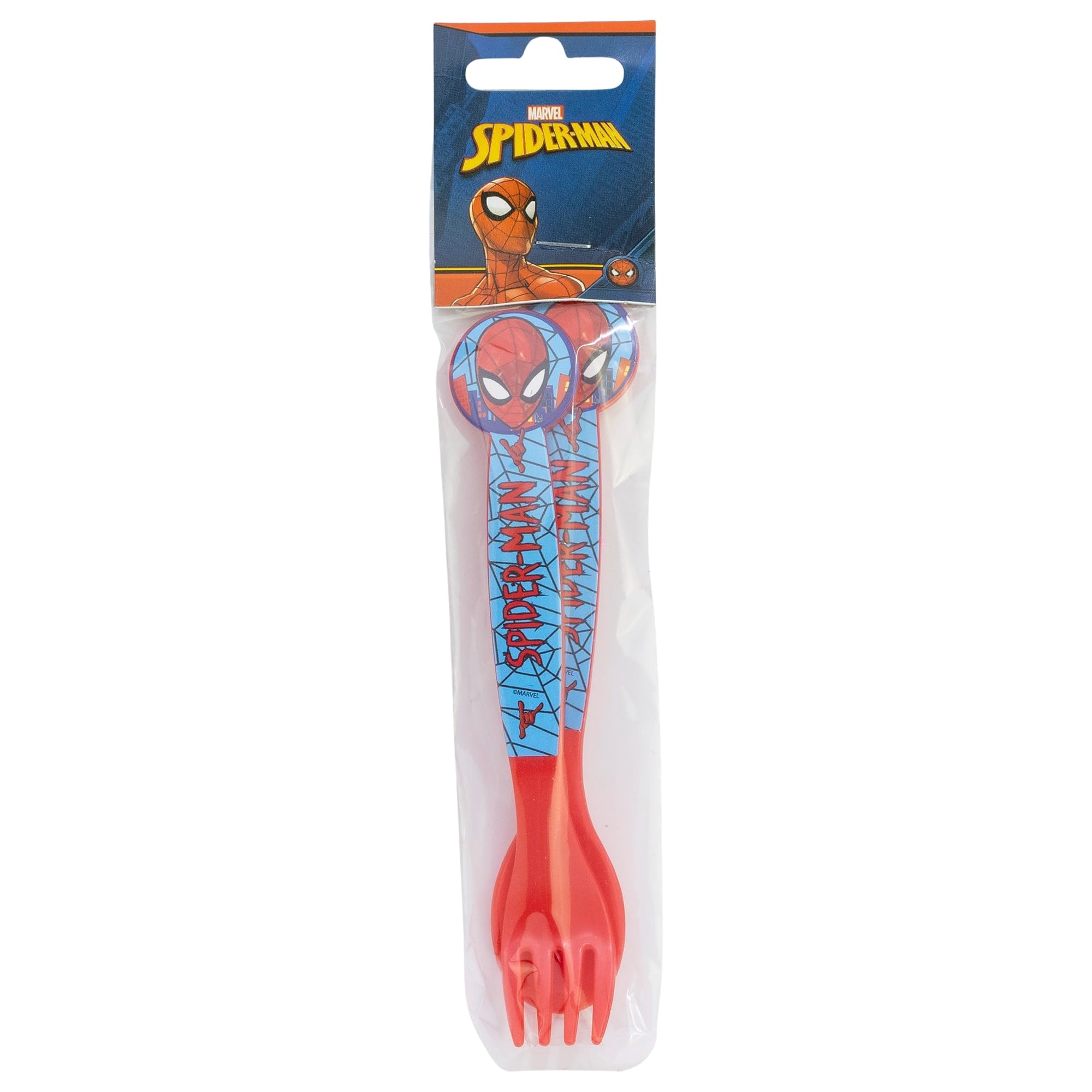 Set de couverts réutilisables Spiderman pour enfants - Fourchette et cuillère