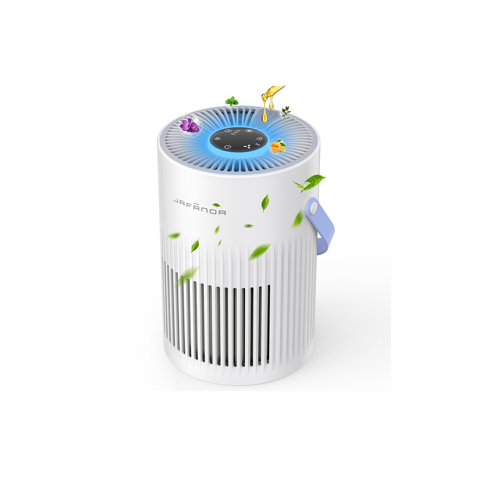 Air Purifiers for Home Bedroom - HEPA Air Cleaner 20dB Sleep Mode 7 Color Light Remove Dust Smoke