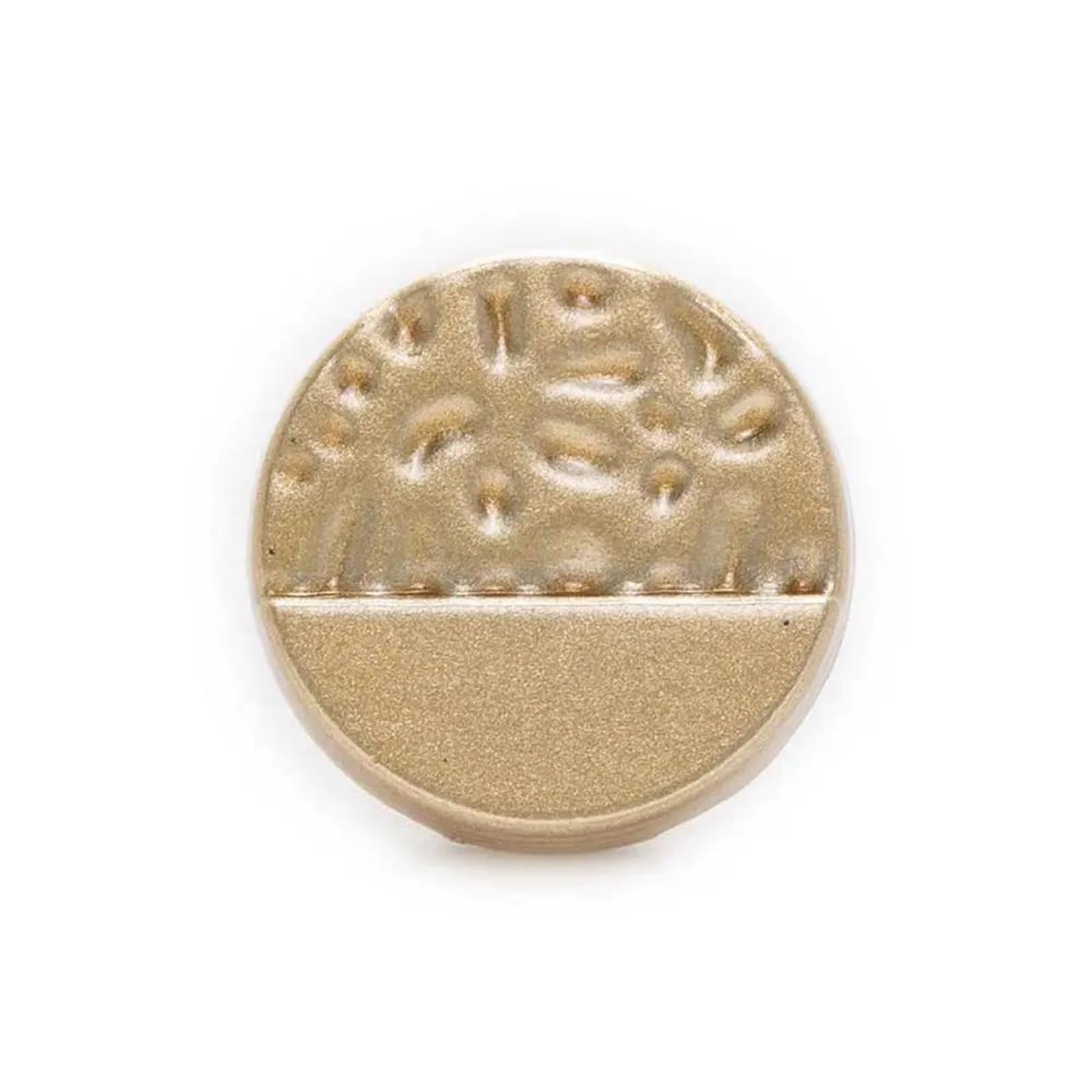 Guziki metalowe, Guziki do szycia, Guziki do szycia, 5 szt. Okrągłych guzików z falowanym metalowym trzpieniem(Gold,15mm)