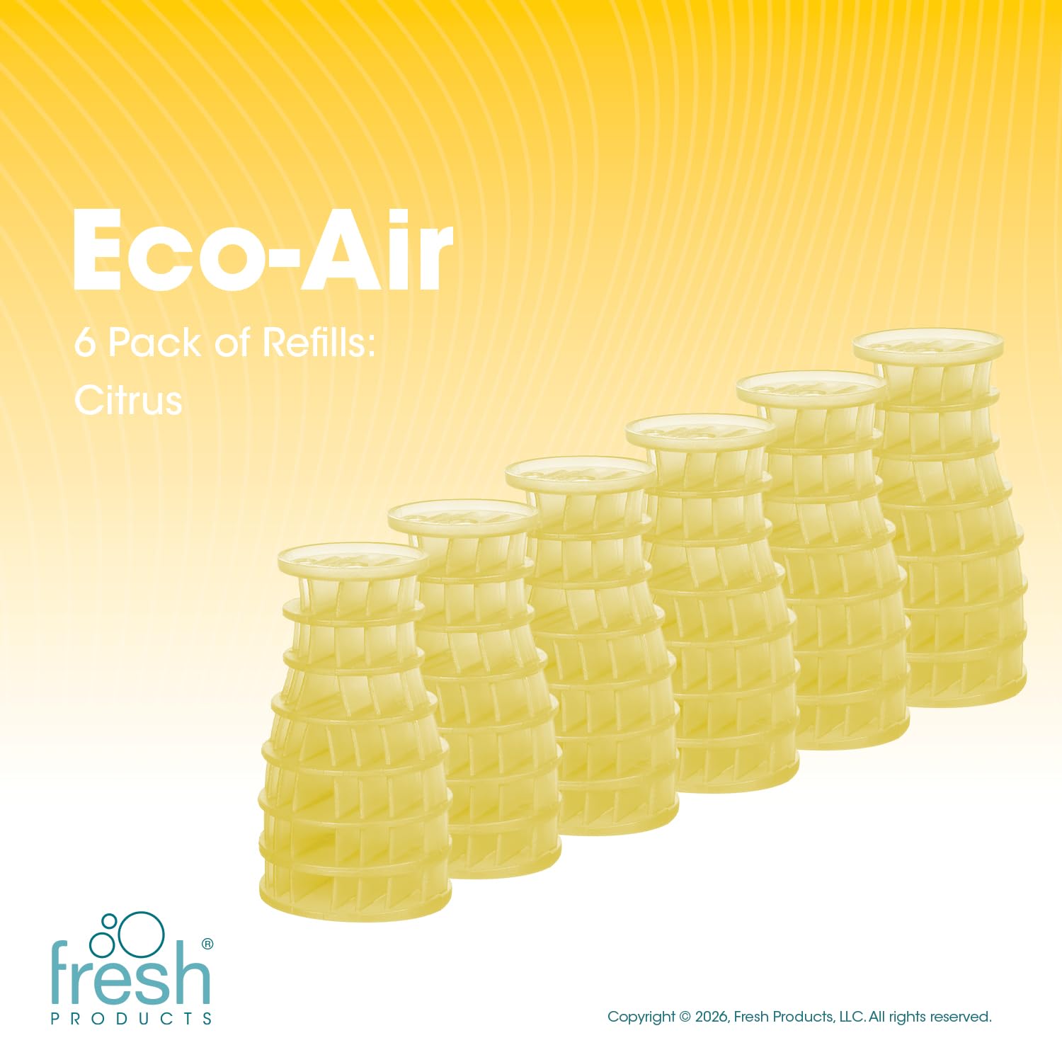 Fresh Products 6 sztuk Eco Air Citrus