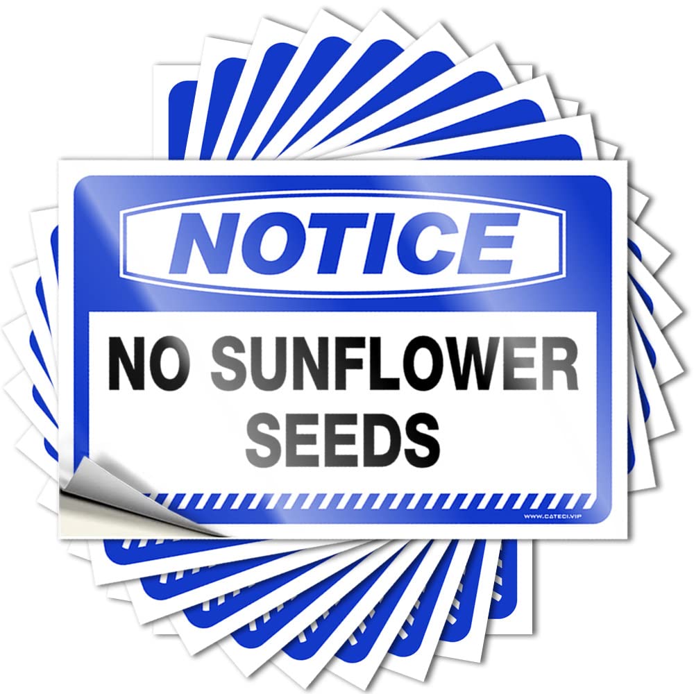 Quote Unique, Math Case Notice No Sunflower Seeds | Home Decor Accessories(6X9CM)
