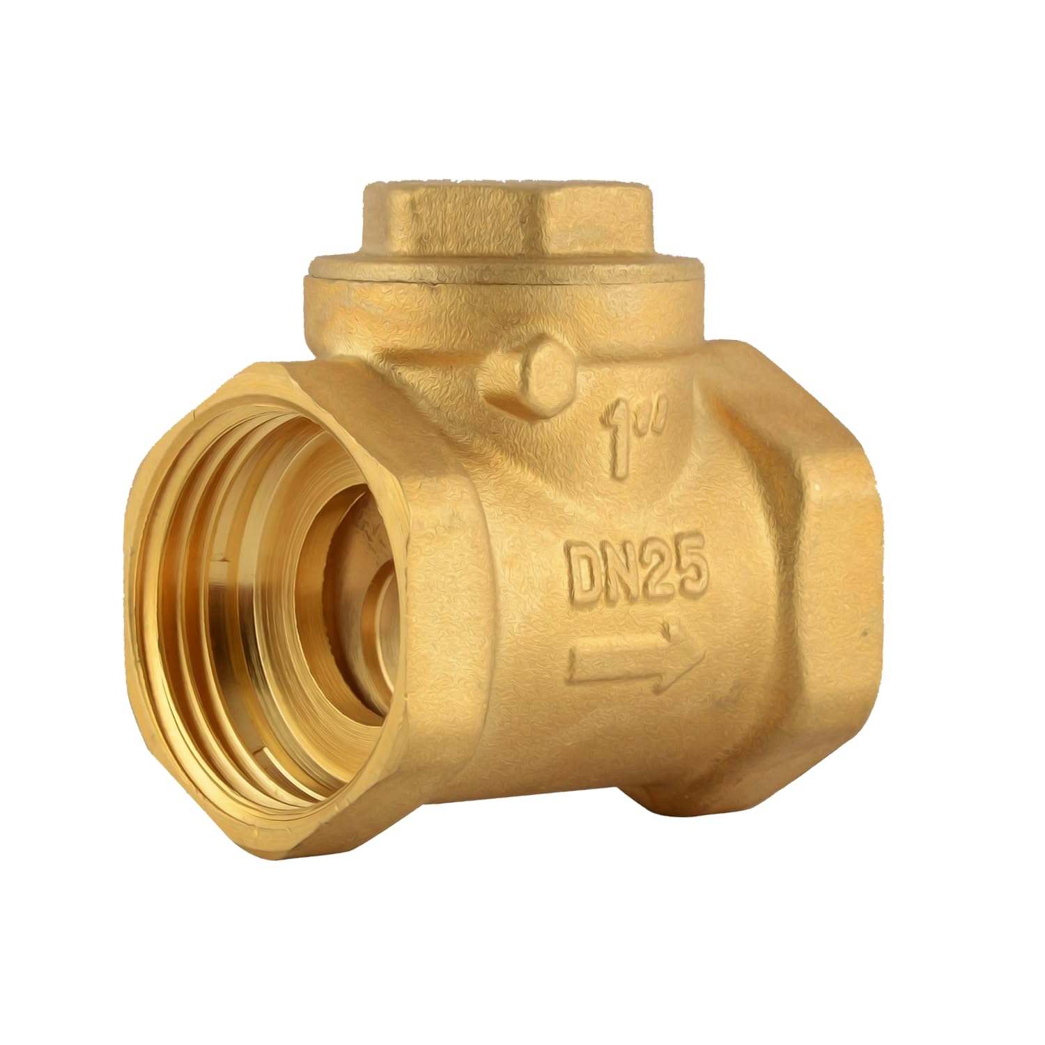 Aitchcy Full Brass Non Return Valve 25mm (1 Inch)| NRV 25mm | Heavy Duty Check Valve 25mm | One flow direction Valve 1 Inch (B0DGF8KQB6) Amazon Price History, Amazon Price Tracker