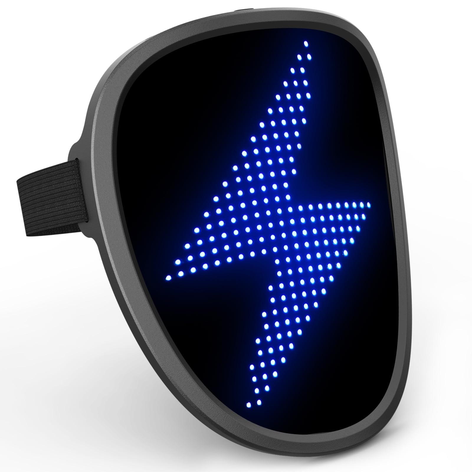 iTwano Led Mask for Kids, Halloween Led Mask with Gesture Sensing, LED Light Up Mask for Festival Costumes Masquerade, Face Transforming Glow Up Mask for Children Students (Ages 3-12)