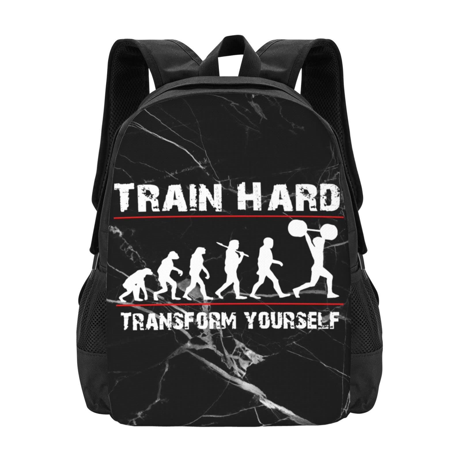RUNAUP-Train-Hard-Backpack, Lightweight Backpack Classical Casual Daypack For Women Men