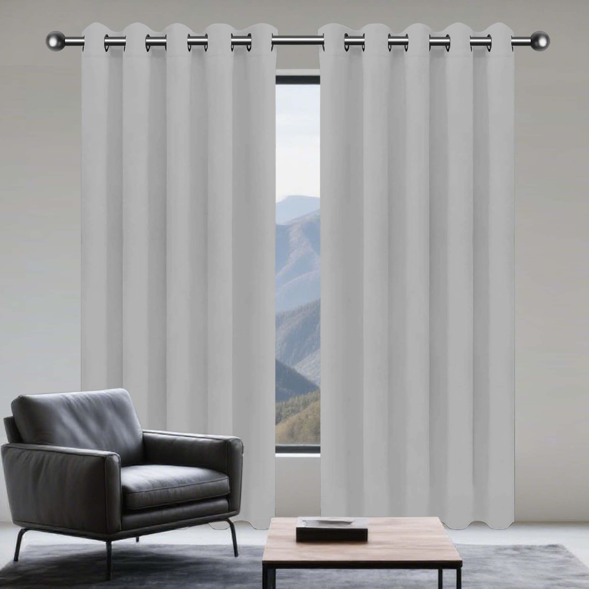 Rideau occultant isolant anti froid rideaux opaque de décoration maison 200x245