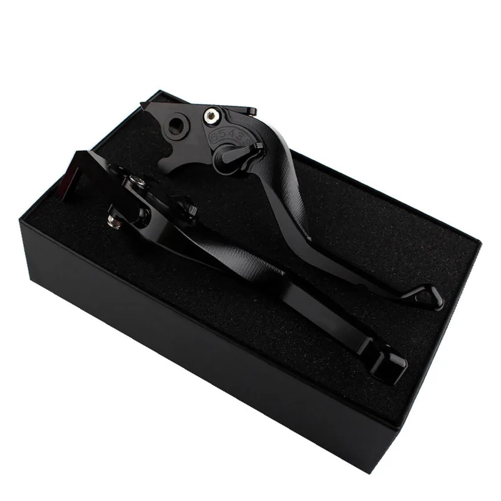 Ywqjiopm Black Motorcycle Brake Clutch Lever Motorcycles Handlebar For Trident660 2021 2022 Adjustable Short Brake Clutch Levers Motorbike Clutch Brake Handle Lever