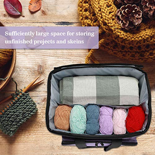 Procase Borsa per Filati, Borsa a Maglia, Grande