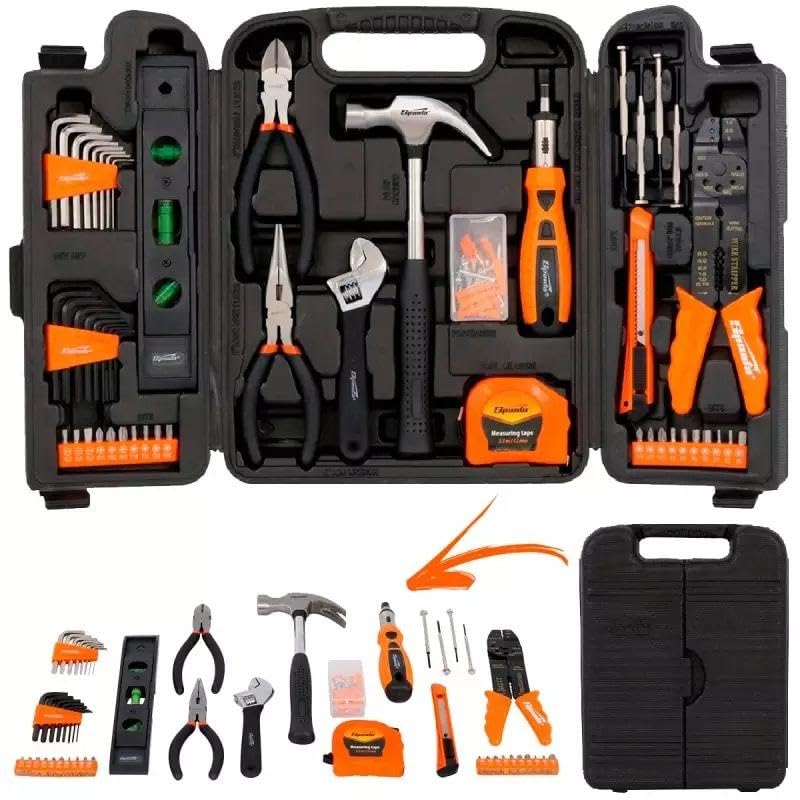 SPARTA Kit de Ferramentas 129 Peças com Maleta: A Solução Completa para Pequenos Reparos 3 Kit de Ferramentas com 129 Peças e Maleta