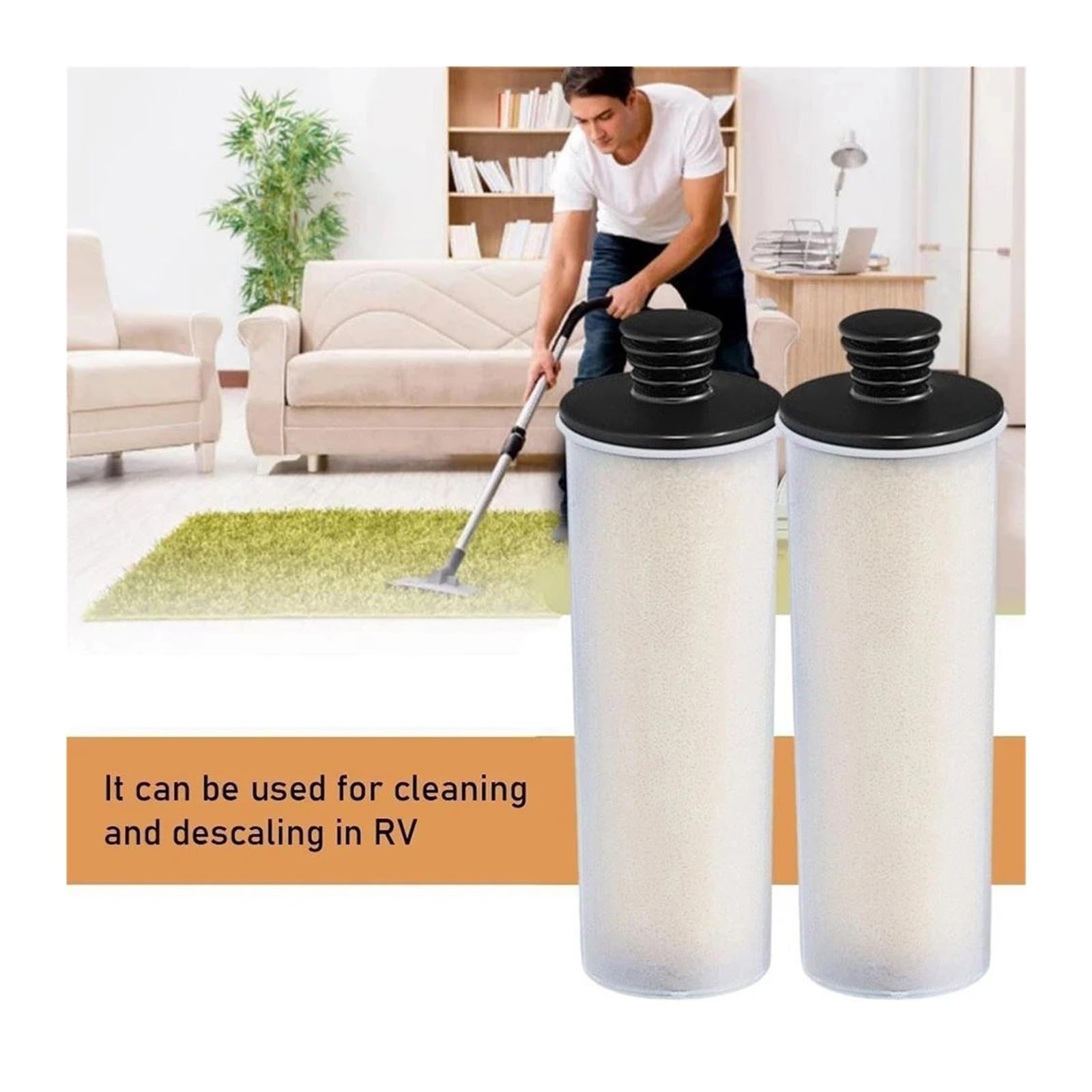 Compatible Con Karcher, SC 2U SC2UP SC3 SC3U SC3UP, Cartucho De Varilla De Filtro De Aspiradora(2pcs)