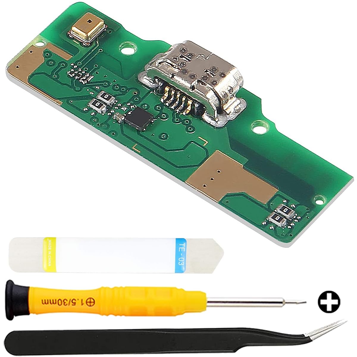 Remplacement du Port de Charge pour pour Galaxy Tab A 8.0 2019 T290 T295 SM-T290 SM-T295 Microphone Dock USB Connecteur Flex Cable Cable Board Pièce avec tournevistes