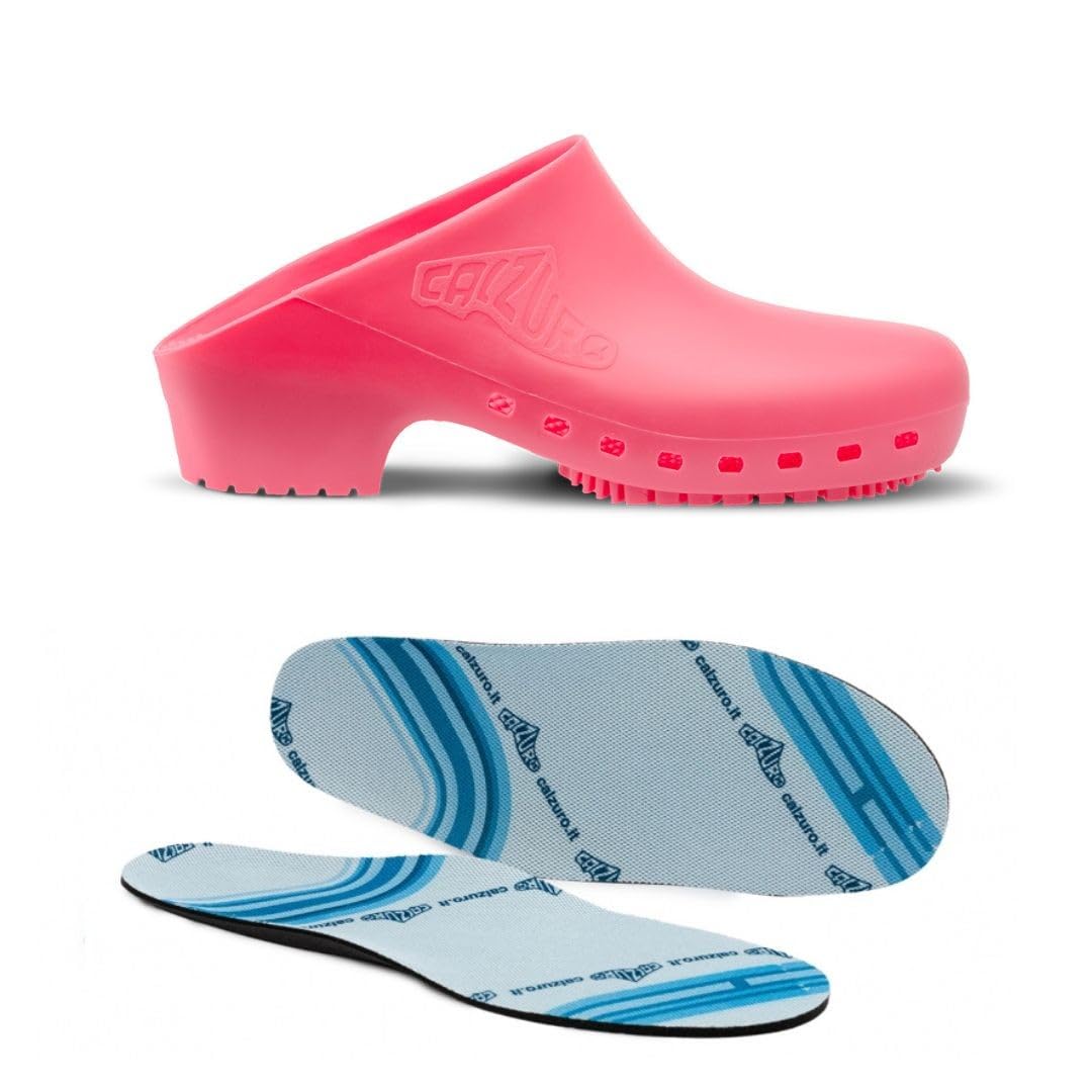 Zuecos sanitarios calzado Classic S sin agujeros con plantilla profesional CE
