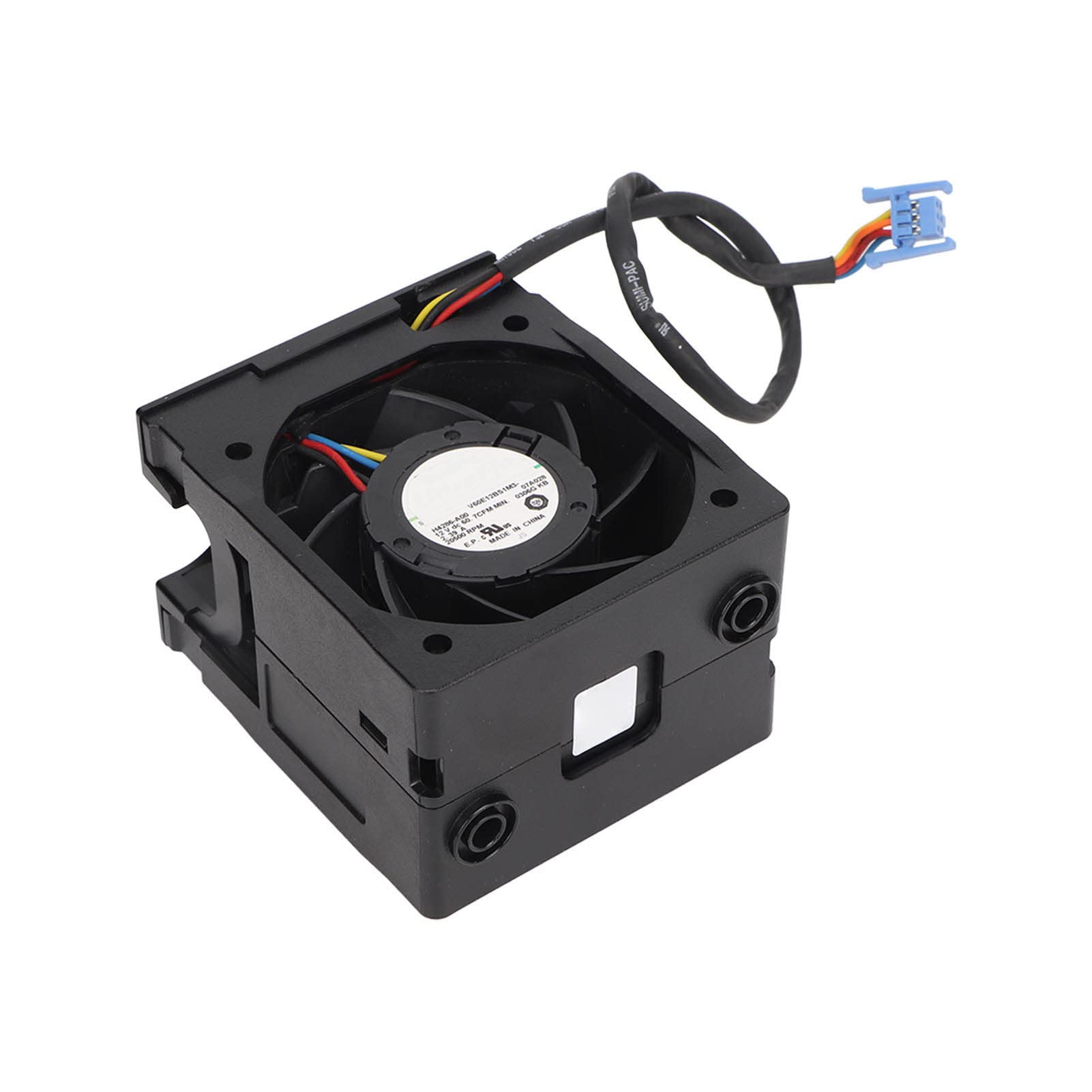 Akozon Ventilador de Refrigeración de CPU de 12 V 2,39 A, Enfriador de Portátil ABS de 20500 RPM, Compatible con Servidores PowerEdge R540 R540XD R7415