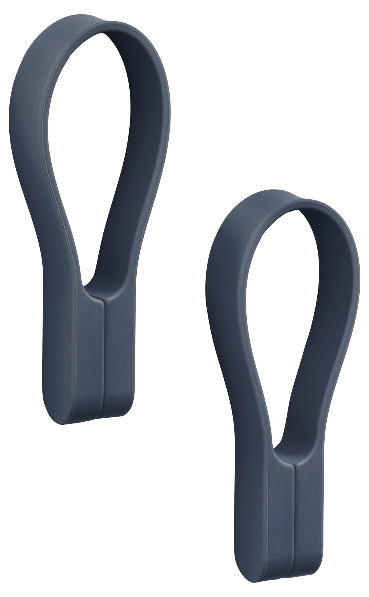 Zone Denmark Loop Towel Clips, Towel Hangers, Magnetic Towel Clips, Clips/Pegs for Hand Towels and Tea Towels, 3.5 inches, 2 Pack, Royal Blue (Blue)