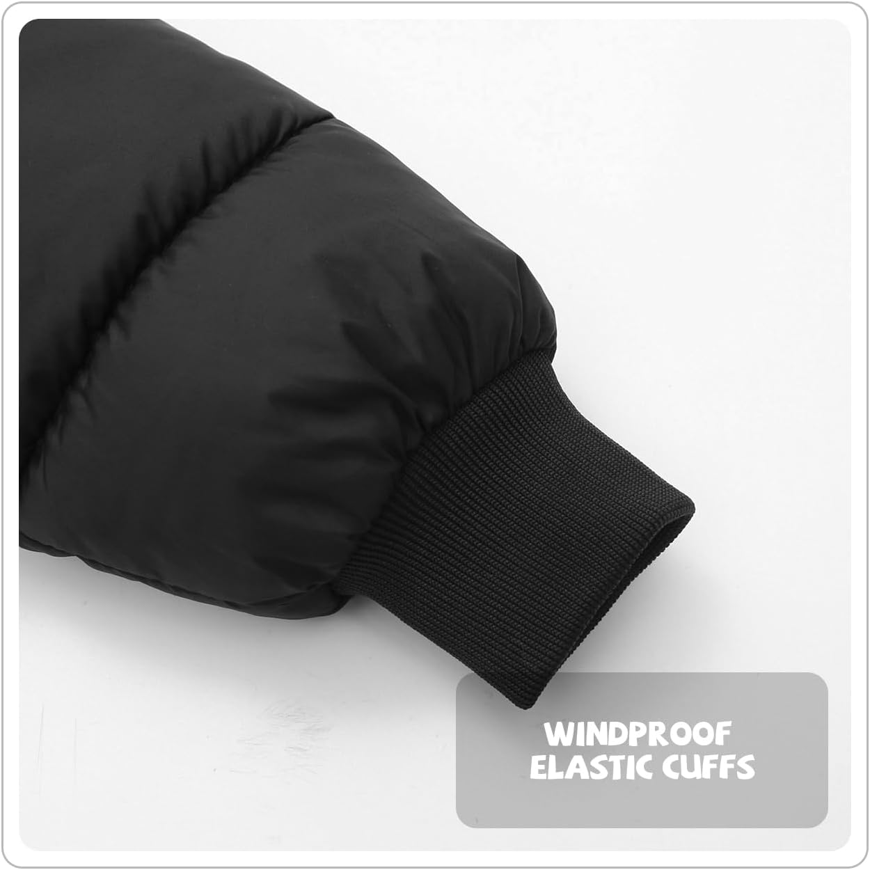 Baby Boy Winter Coat Toddler Girl Hooded Puffer Jacket Fur Collar Down Outerwear - Image 5