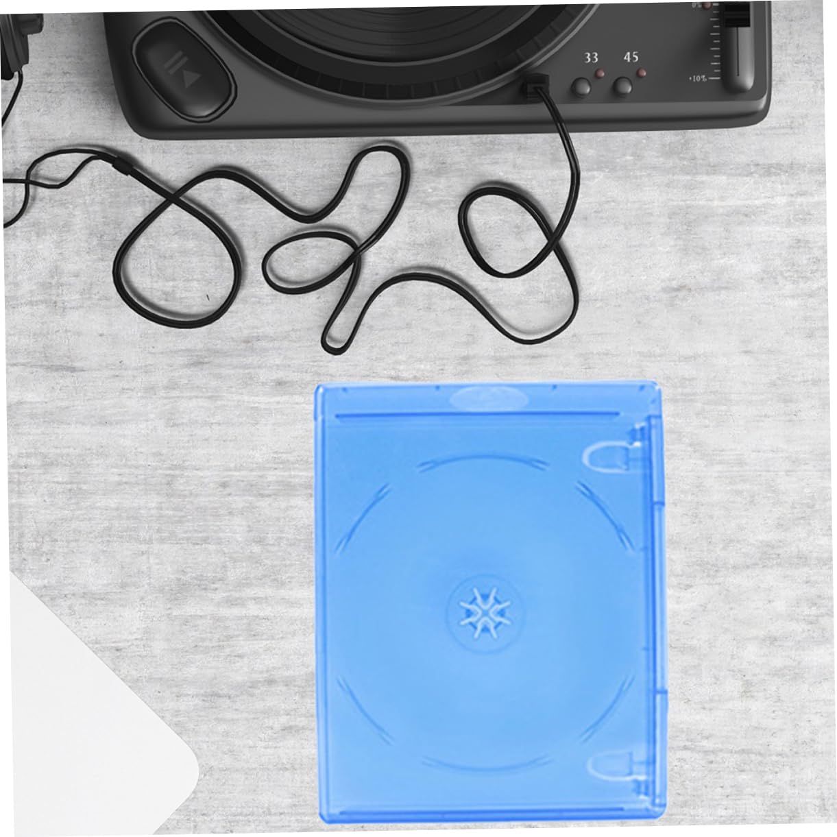 ERINGOGO 15pcs Boxes CD Storage Cases Portable Disc Organizer Lightweight Plastic CD Holder Box for Travel Home Use Design for Easy Viewing