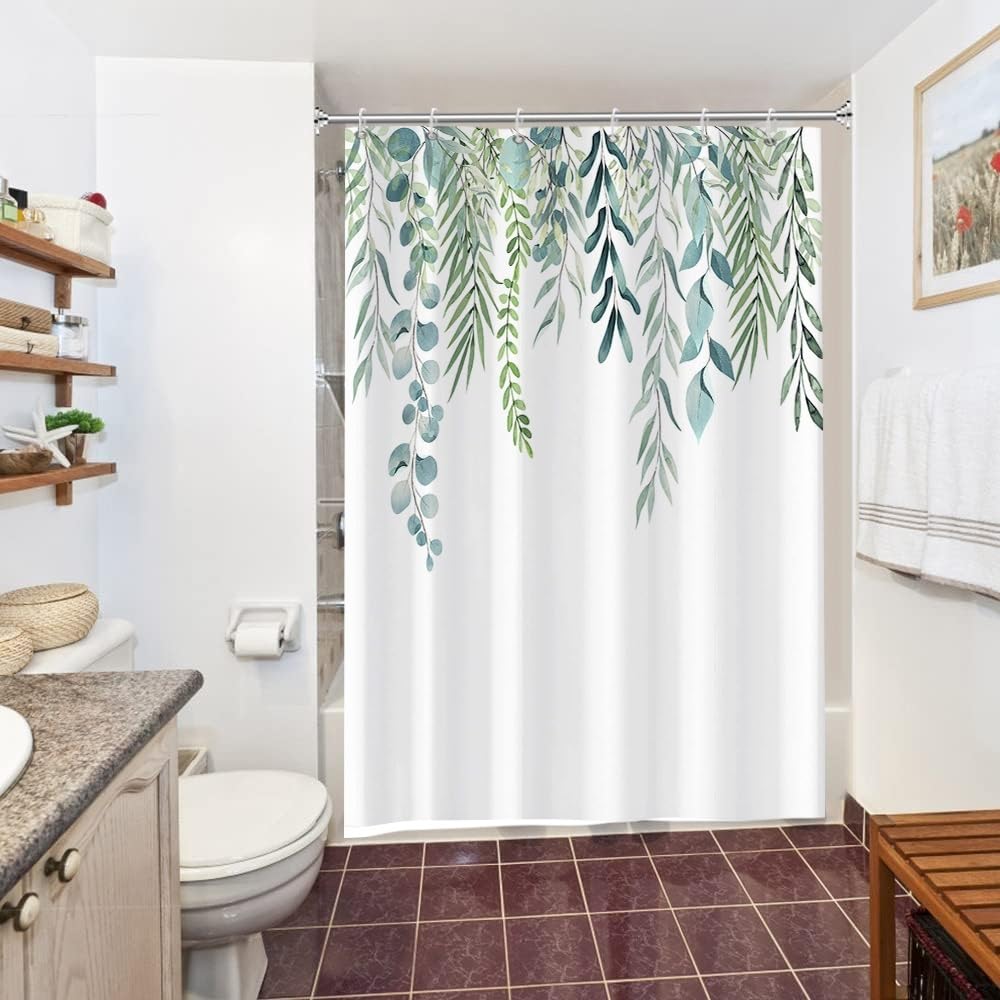 Uiiooazy Sage Green Shower Curtain