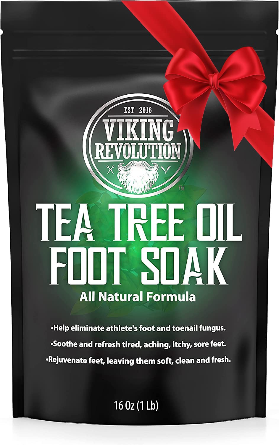 Tea Tree Oil Foot Soak with Epsom Salt Athletes Foot, Toenail Fungus Treatment. Detox Foot