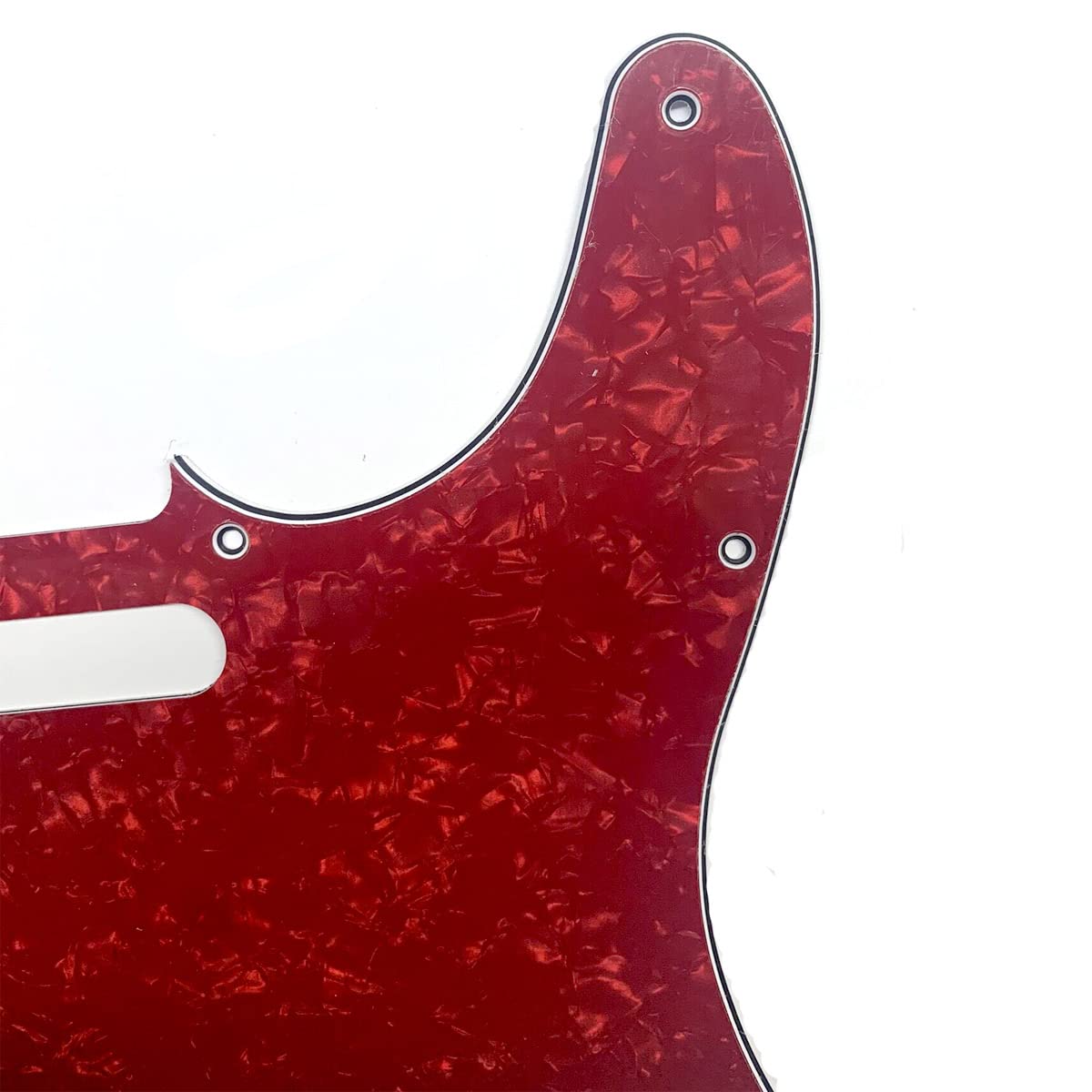 KAISH Czerwona perłowa tele gitarowa płytka ochronna przeciw rysom dla Fender Telecaster