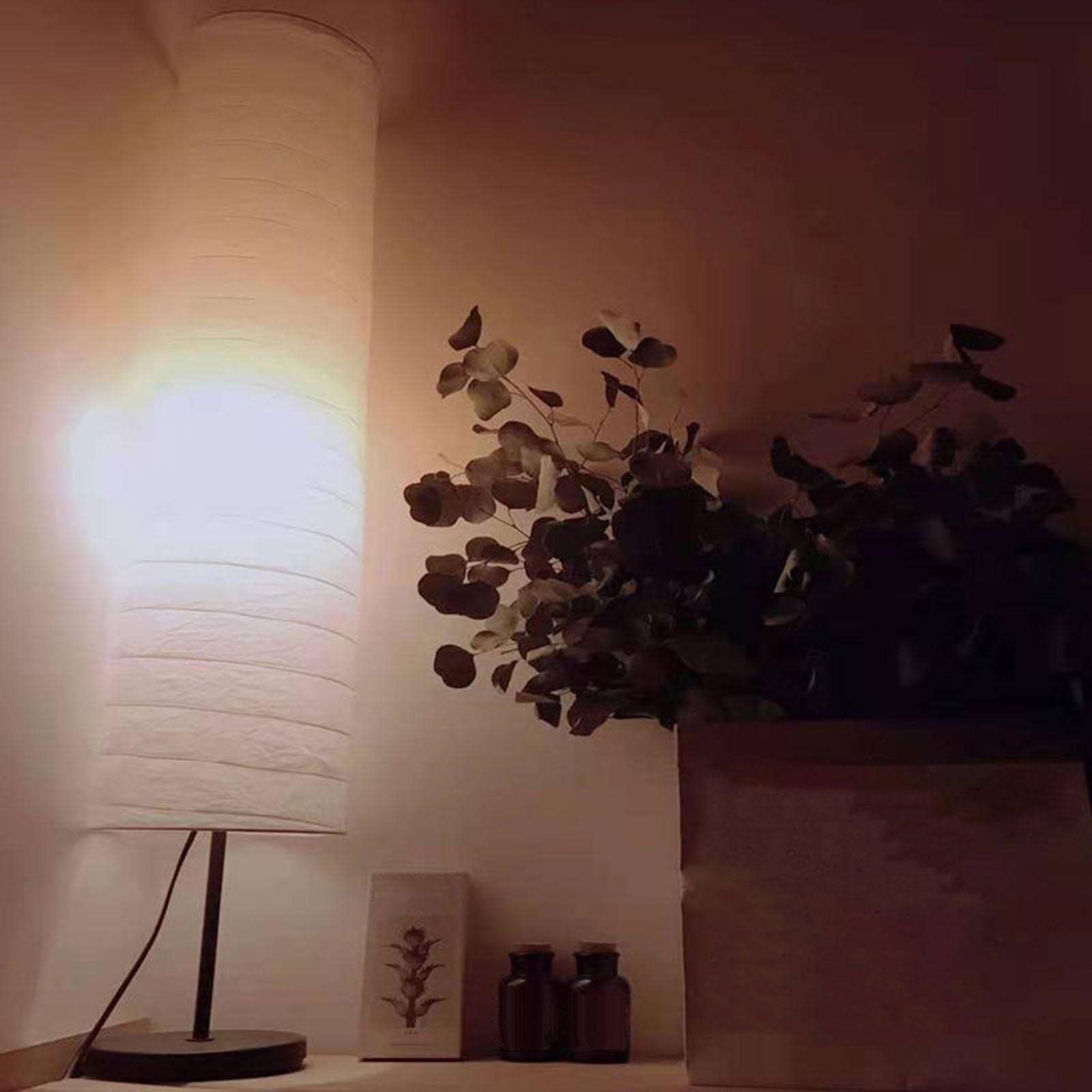 White Paper Design Floor Lamp Shade for Living Room Contemporary Floor Lamp-image-35