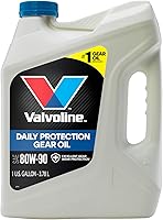 Valvoline SAE 80W-90 High Performance Gear Oil 1 Gallon - Extreme Pressure Protection for Trucks & SUVs
