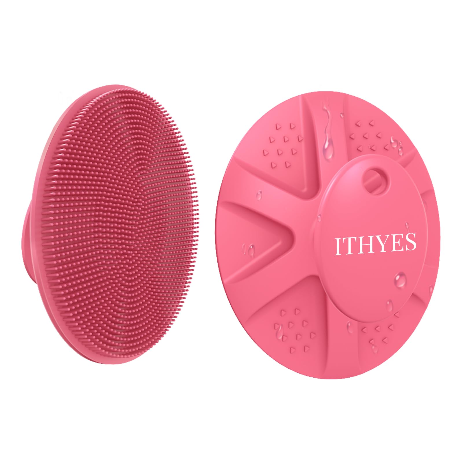Ithyes Silikon-Körperbürste Mit Langem Griff – Doppelseitig, Weiche Borsten, Grün, Für Peeling & Massage