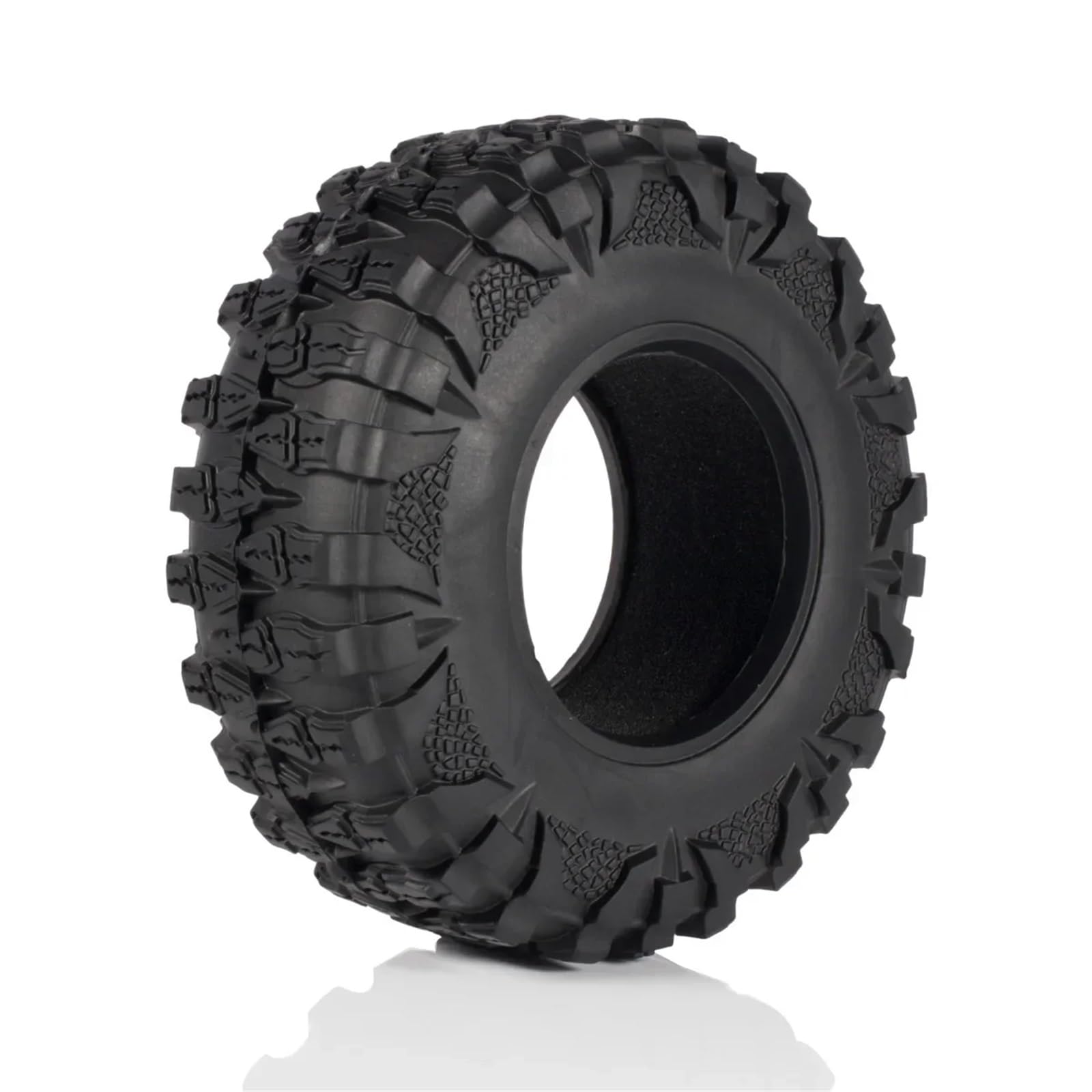 para SCX10 II para Capra para Wraith para TRX4 D90 CC02 para RGT 86190 AXX4 YK4103 1/10 2, ''neumáticos 120x45mm Caucho RC Camiones Coche Orugas Juego NeumáTicos Ruedas RC