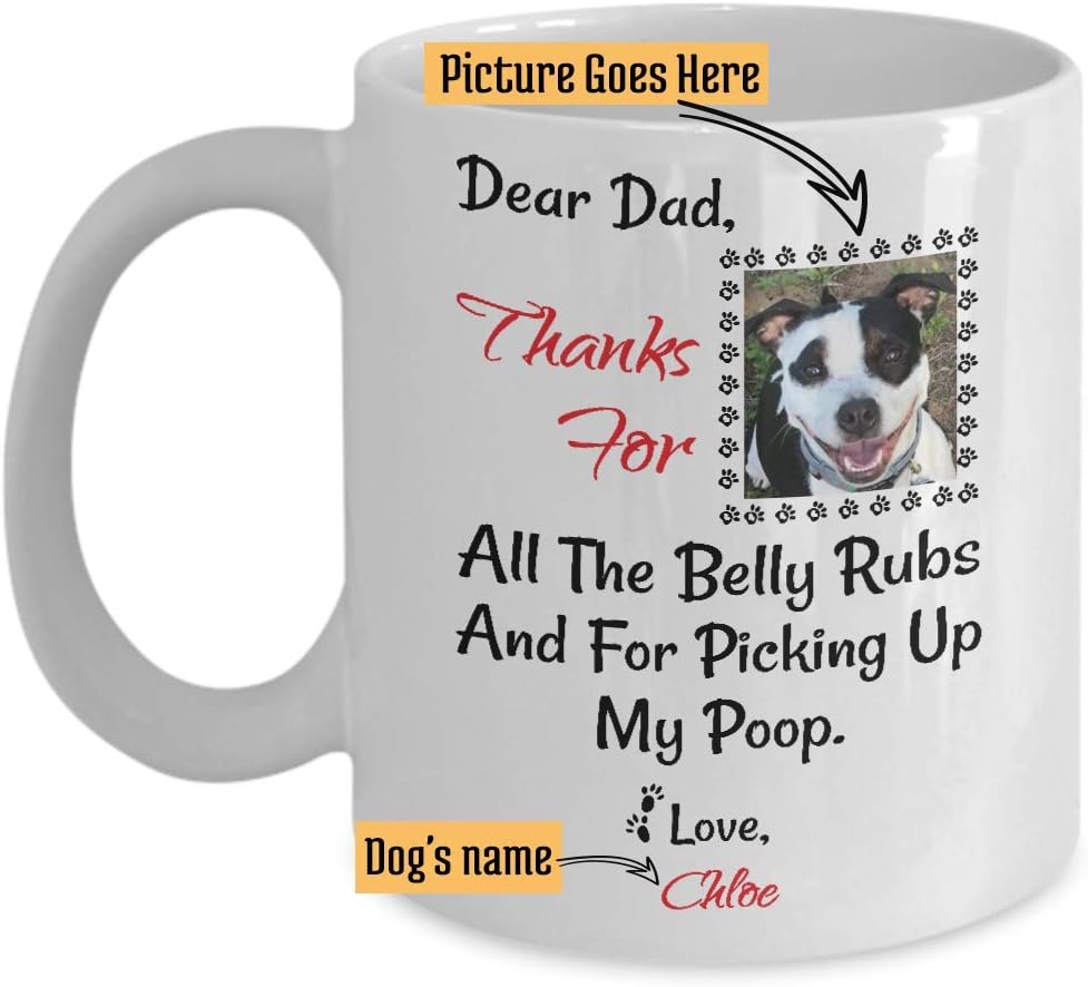 dear daddy mug from dog