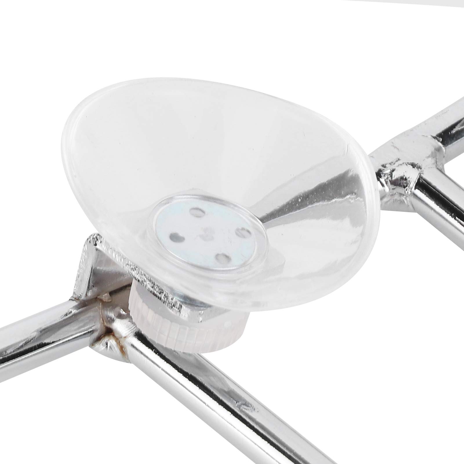Soporte de Equipaje para Tanque de Combustible de Motocicleta Soporte de portaequipajes de Estilo Retro Universal(B (Plata)