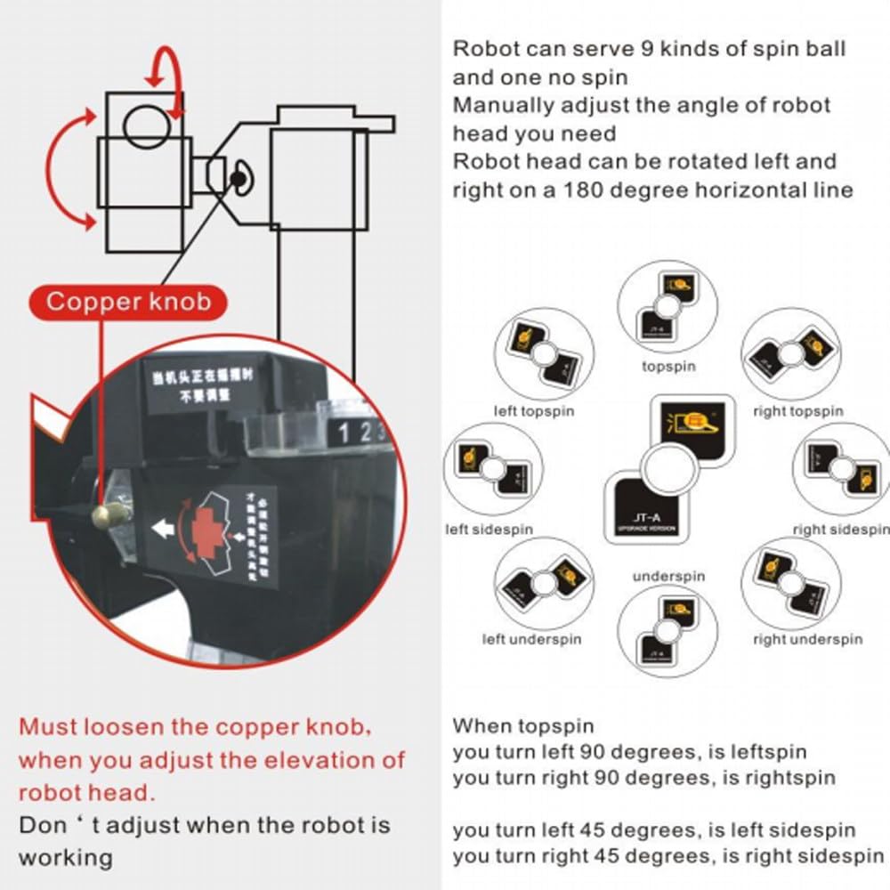 Macchina Robot da Ping Pong,palline ping pong,Macchina Automatica per Palline da Allenamento,Con 100 palline +2 ruote di ricambio+retino raccogli palline+telecomando+asta porta-retino