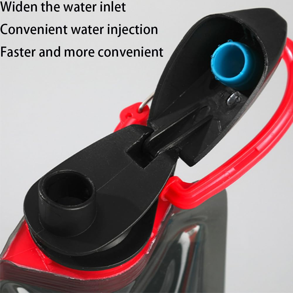 YUEYEHONGDYAIP Collapsible Foldable Water Bottle Set of 4 Flexible Water Bottle 650ml for Outdoor Sports Hiking Travel Cycling (Blue White Red Black) - Image 2