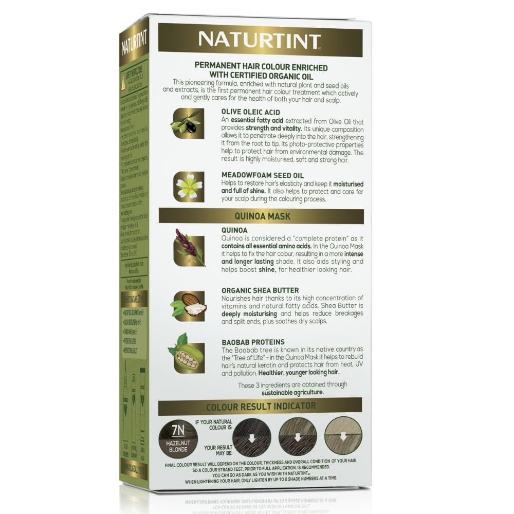 Naturtint 7N Hazelnut Blonde Hair Color, 5.07 FZ