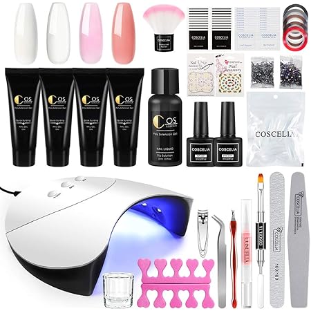 Amazon 4pcのポリジェル セット ネイルポリジェルセット 36wuvライト付きセット マニキュアセット 長さ出し ジェル ポリ ゲル初心者用セッ ジェルネイル カラー ジェルネイル キット セルフネイル キット Twinkle Store ビューティー 通販 Amazon 4pcのポリジェル セット ネイルポリジェルセット 36wuvライト付きセット マニキュアセット 長さ出し ジェル ポリ ゲル初心者用セッ ジェルネイル カラー ジェルネイル キット セルフネイル キット Twinkle Store ビューティー 通販