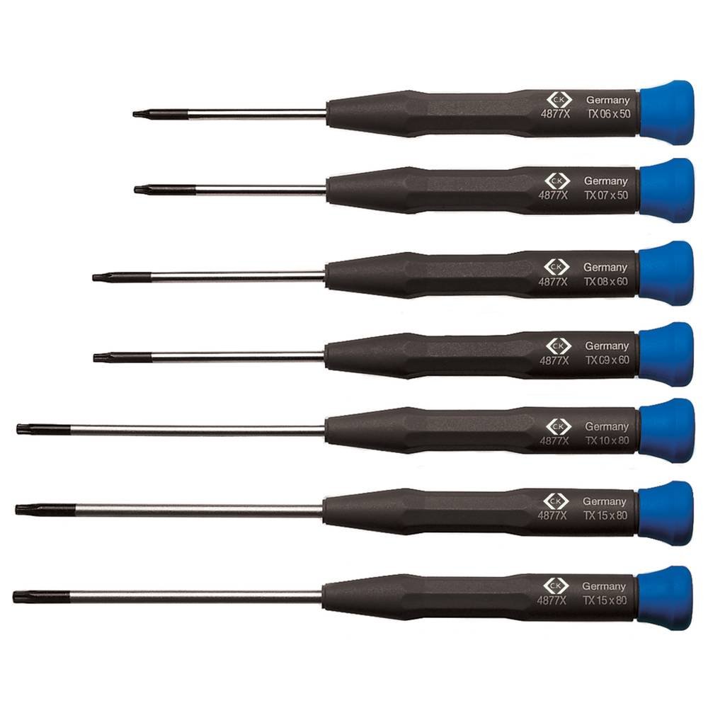C.k Multicolor T4877px Precision Torx Screwdriver Set
