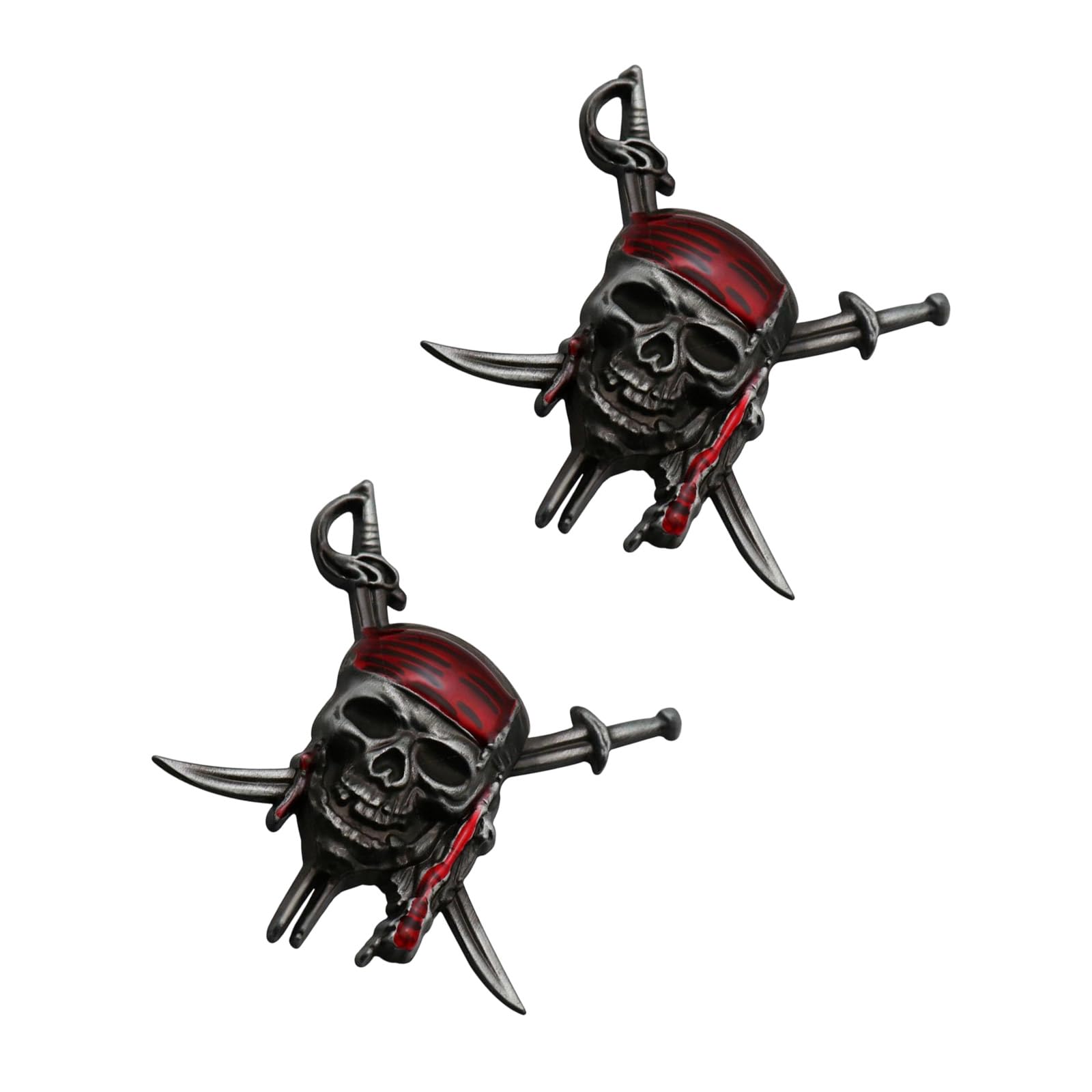 Jazuaiao Customizable Skull Car Decal Metal Sticker for Vehicle Exterior Long Lasting Adhesive Decorative Sticker Outdoor Car
