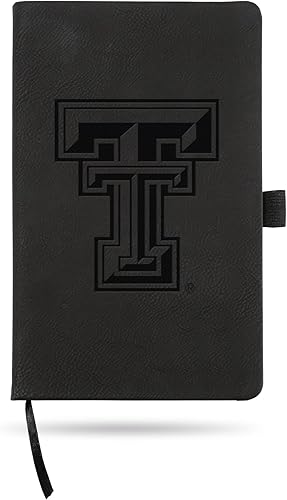 Rico Industries NCAA Texas Tech Red Raiders Negro JounralBloc de notas de 8.25 x 5.25 pulgadas, accesorio de oficina